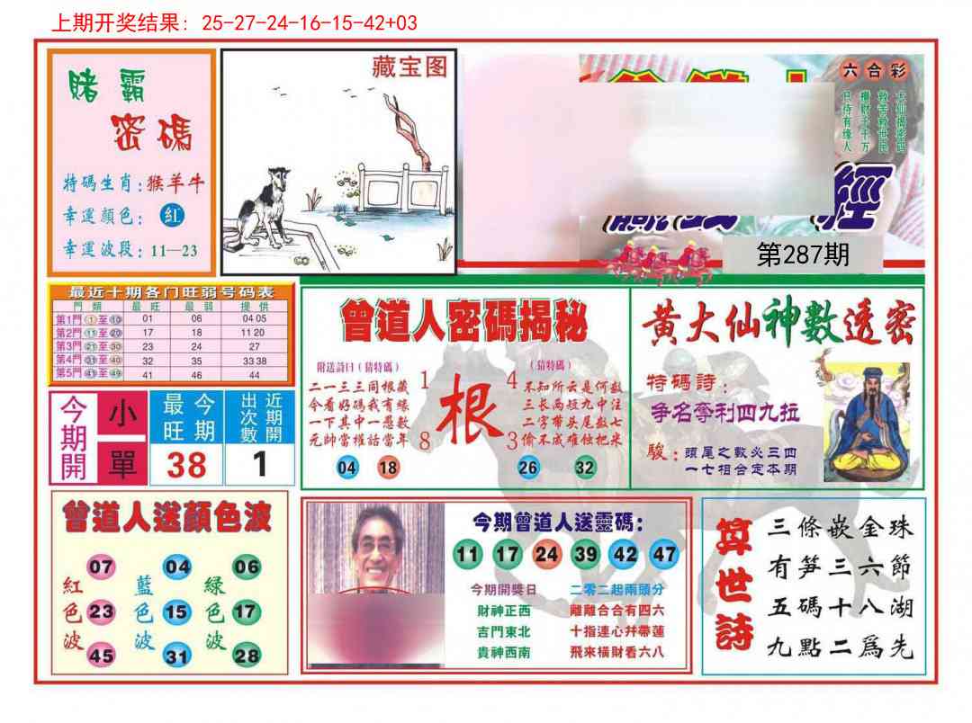 287期赢钱一经[图]
