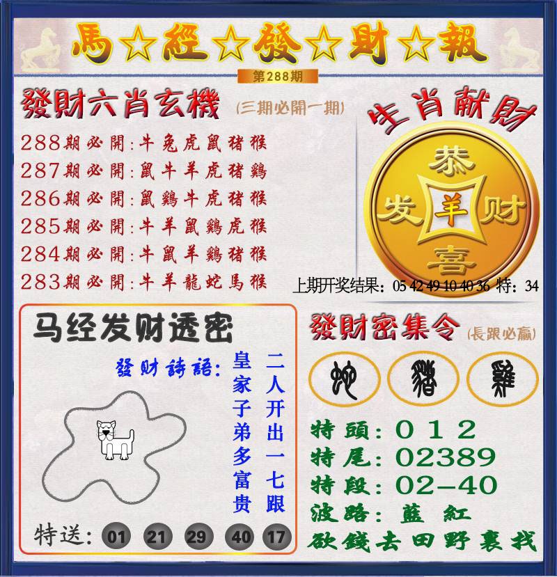 288期发财报[图]