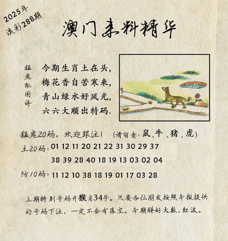 288期澳门来料精华[图]