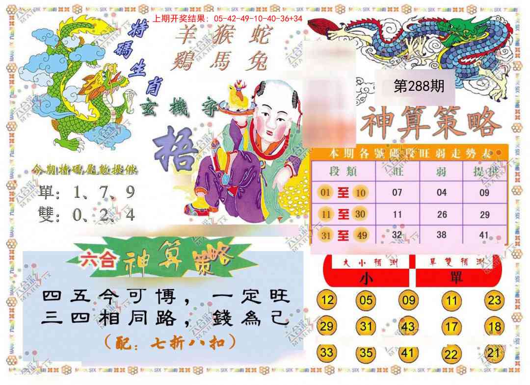 288期神算策略[图]