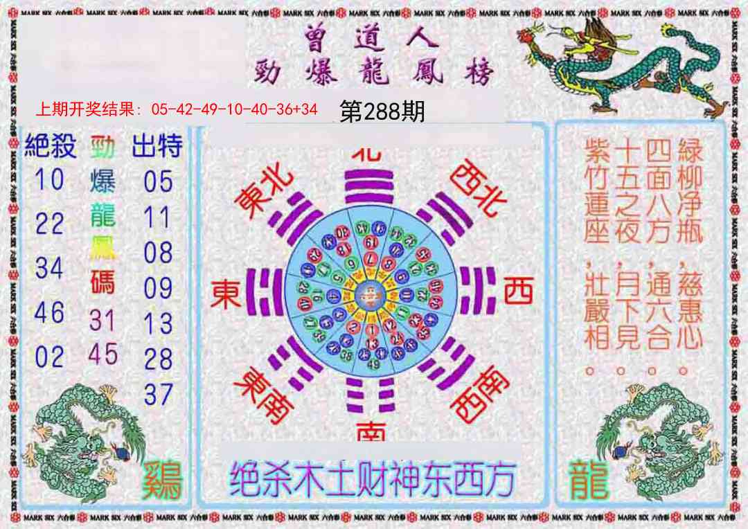 288期曾道人劲爆龙凤榜[图]
