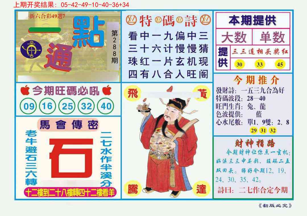 288期一点通[图]