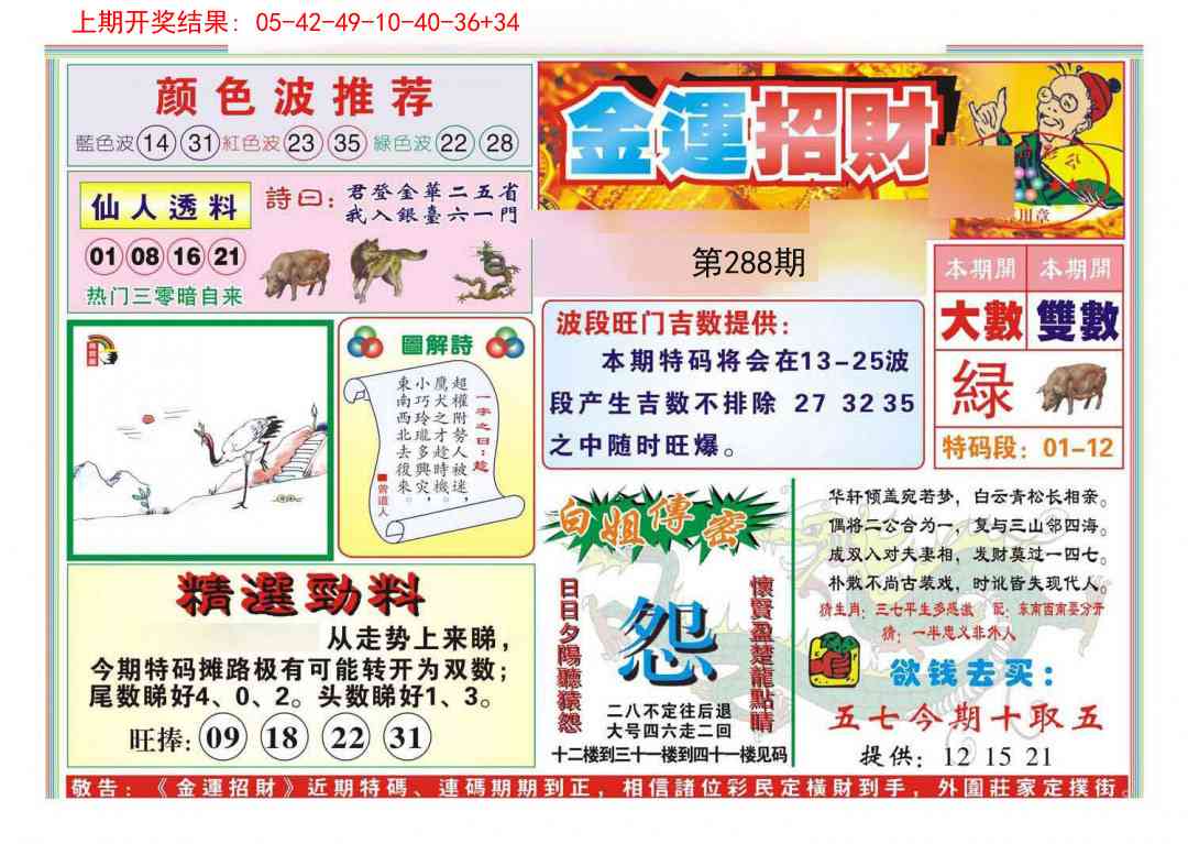 288期金运招财[图]