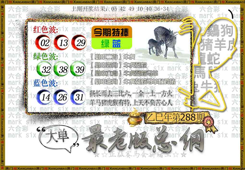 288期最老版总纲[图]