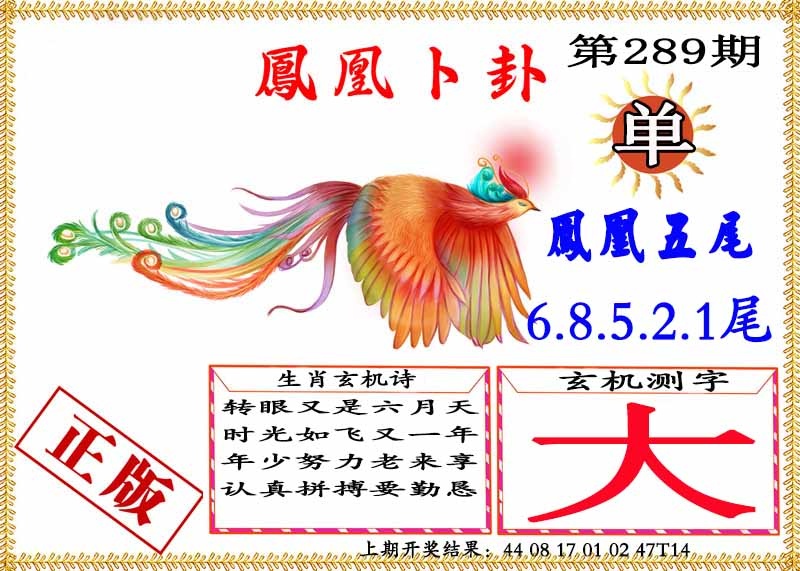289期凤凰卜挂[图]