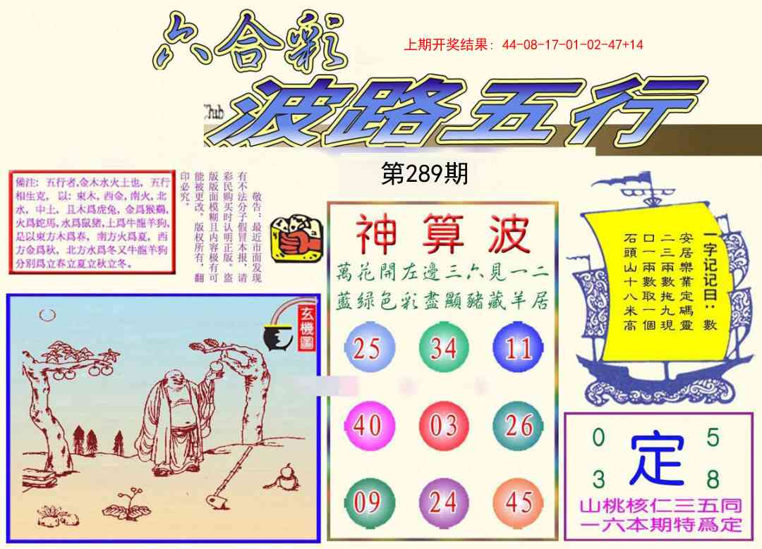 289期波路五行[图]