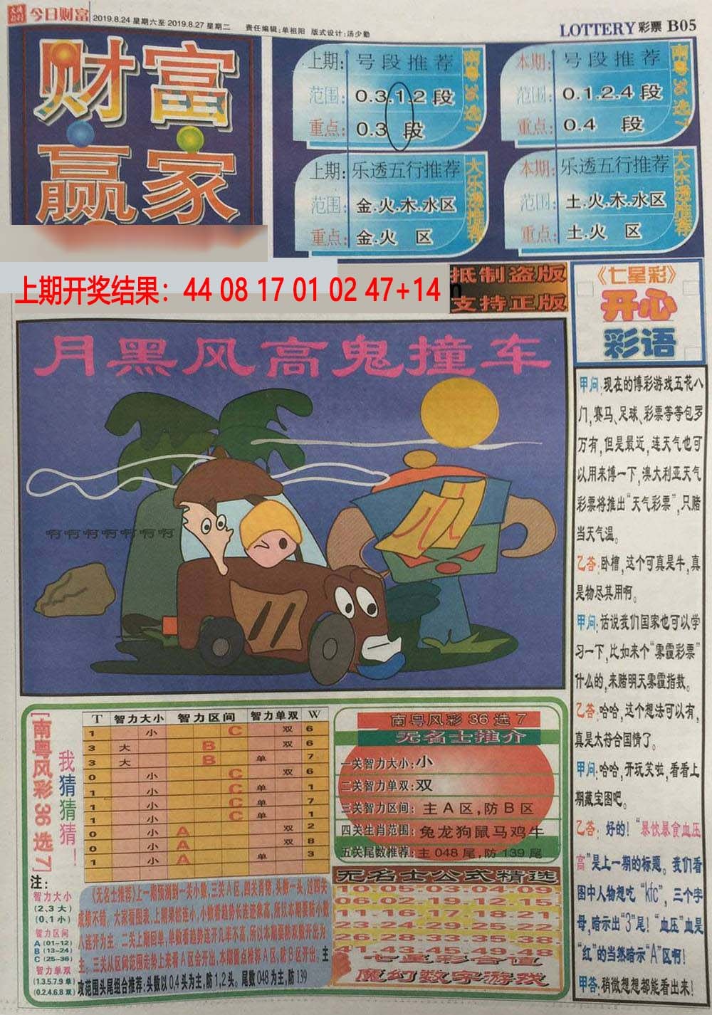 289期财富赢家（七星彩）[图]