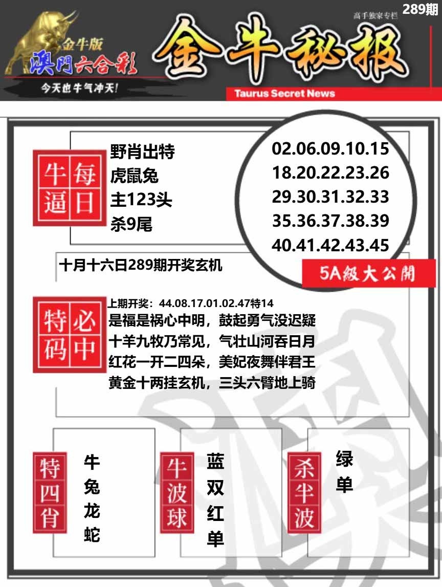 289期金牛秘报A[图]