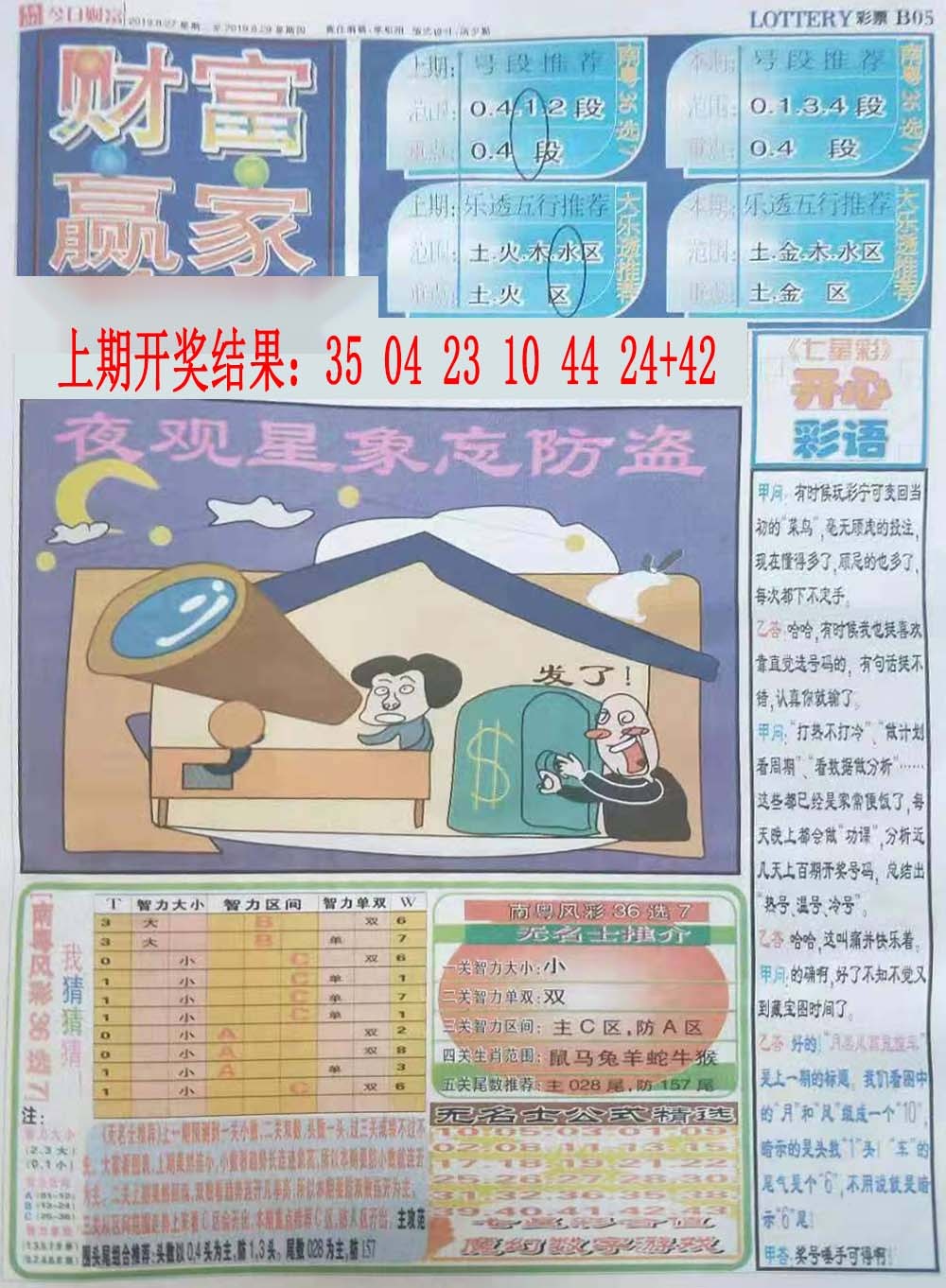 290期财富赢家（七星彩）[图]