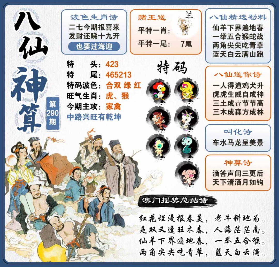 290期八仙神算[图]