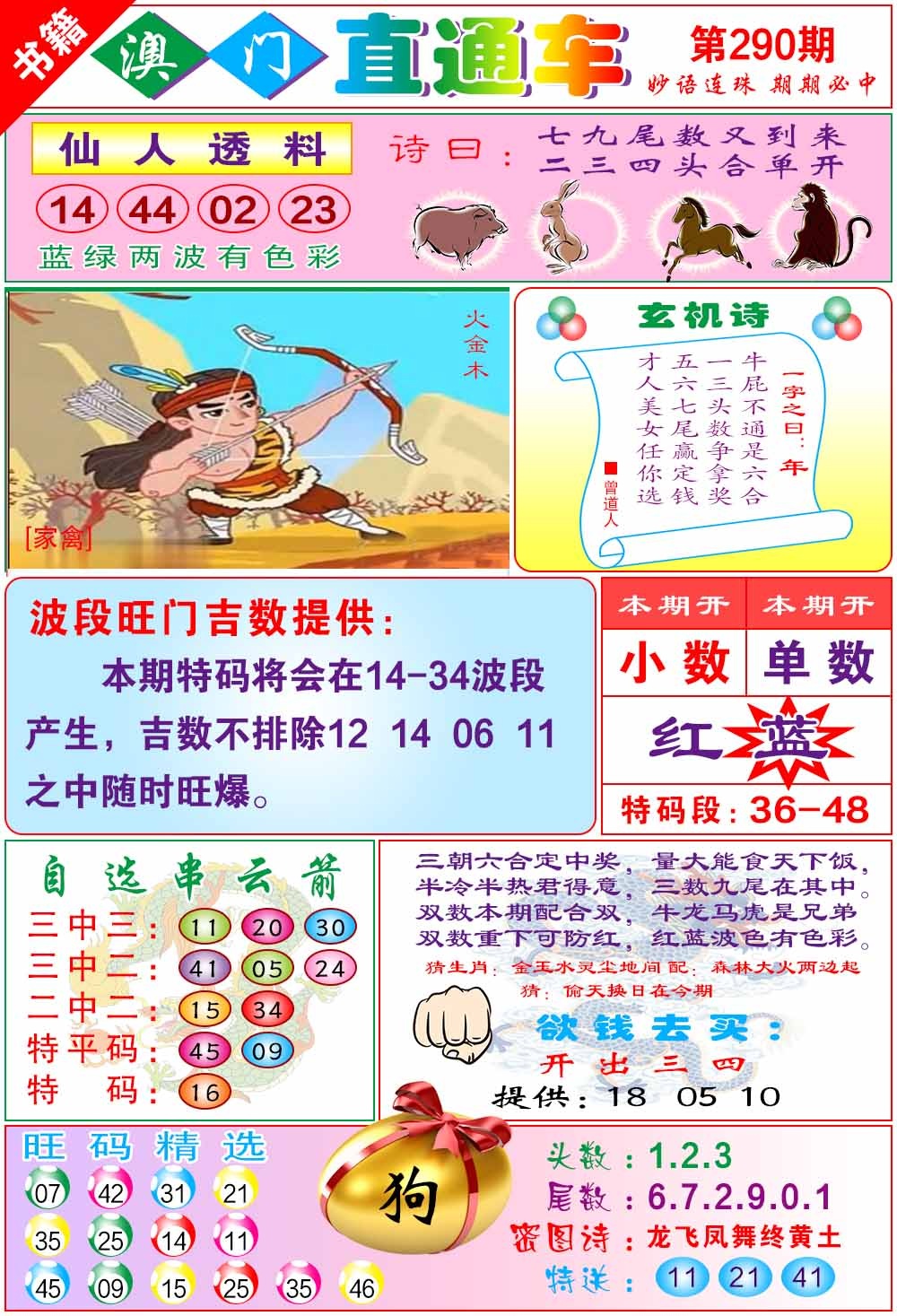 290期白姐直通车[图]