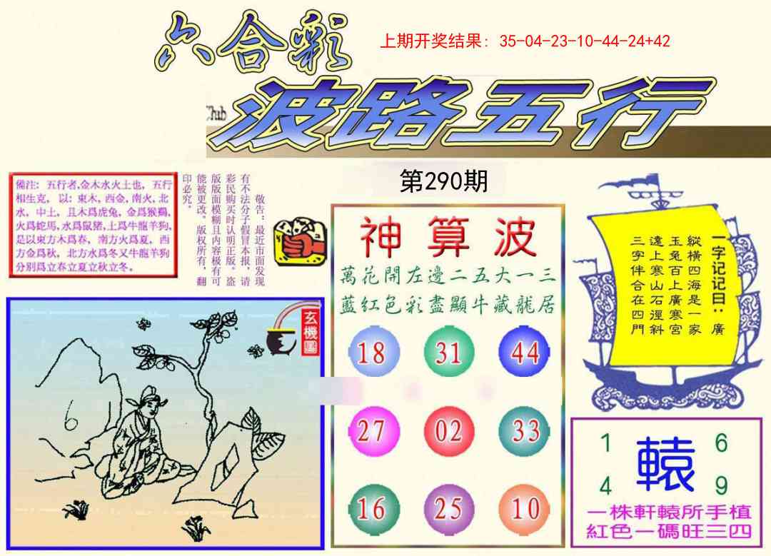 290期波路五行[图]