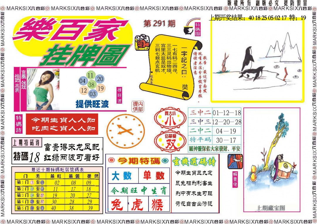 291期乐百家挂牌图[图]