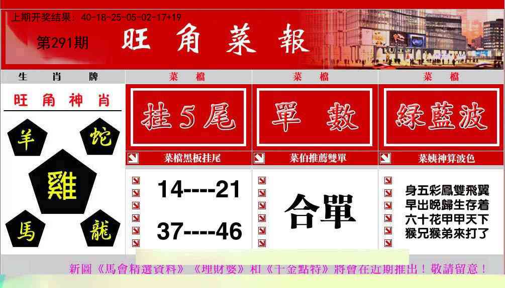 291期旺角菜报[图]