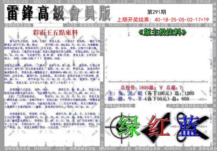 291期(假)雷锋高级会员版[图]