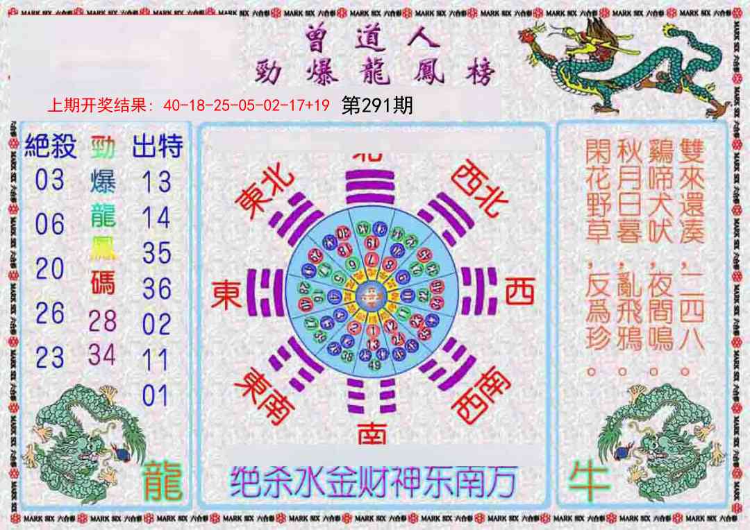 291期曾道人劲爆龙凤榜[图]