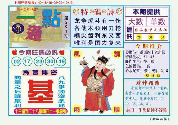 291期一点通[图]
