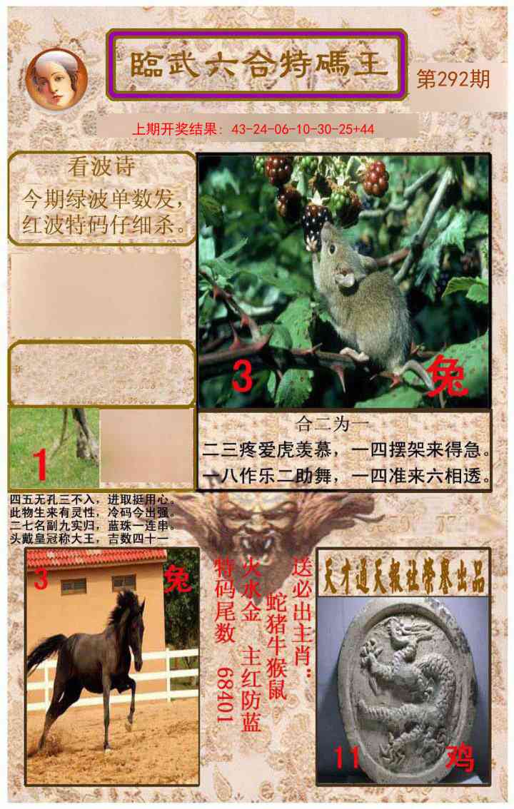 292期临武六合特码王[图]