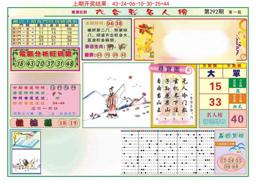 292期名人榜A[图]