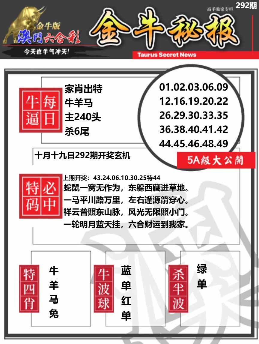 292期金牛秘报A[图]