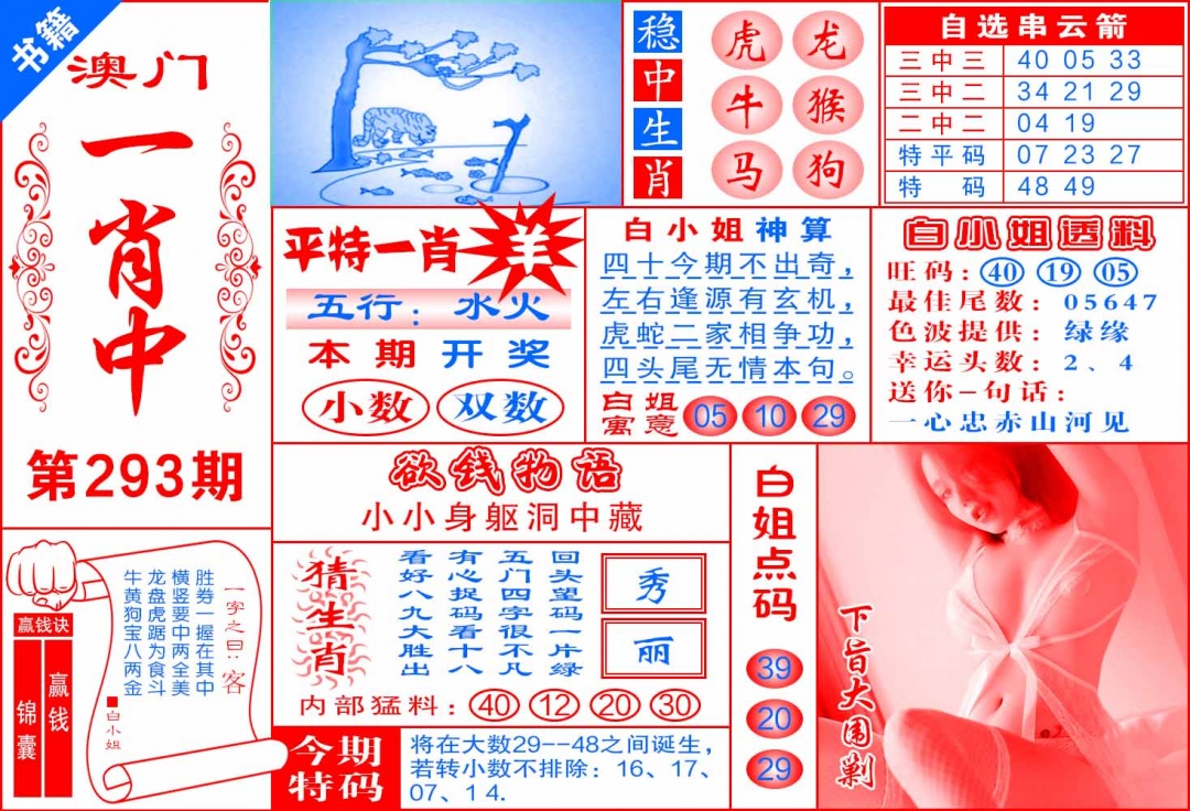 293期澳门锦囊宝典[图]