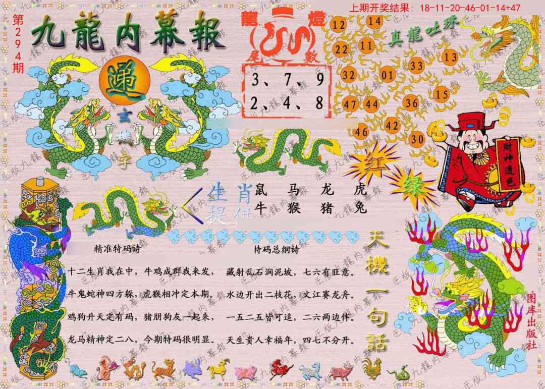 294期正版九龙内幕报[图]