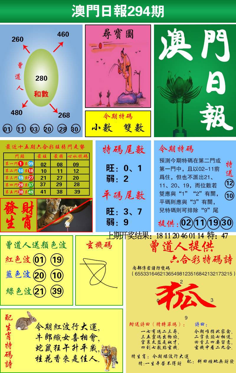 294期澳门日报[图]