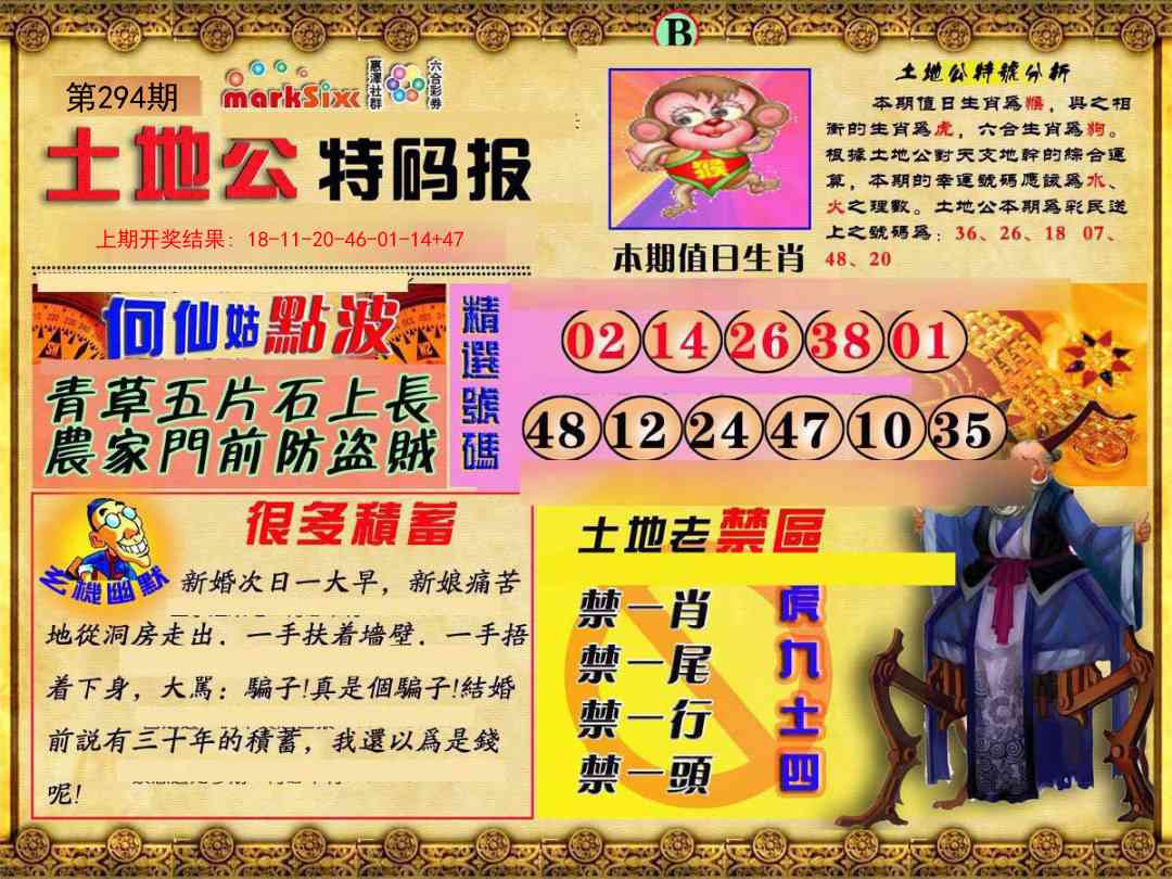 294期土地公特码报B[图]