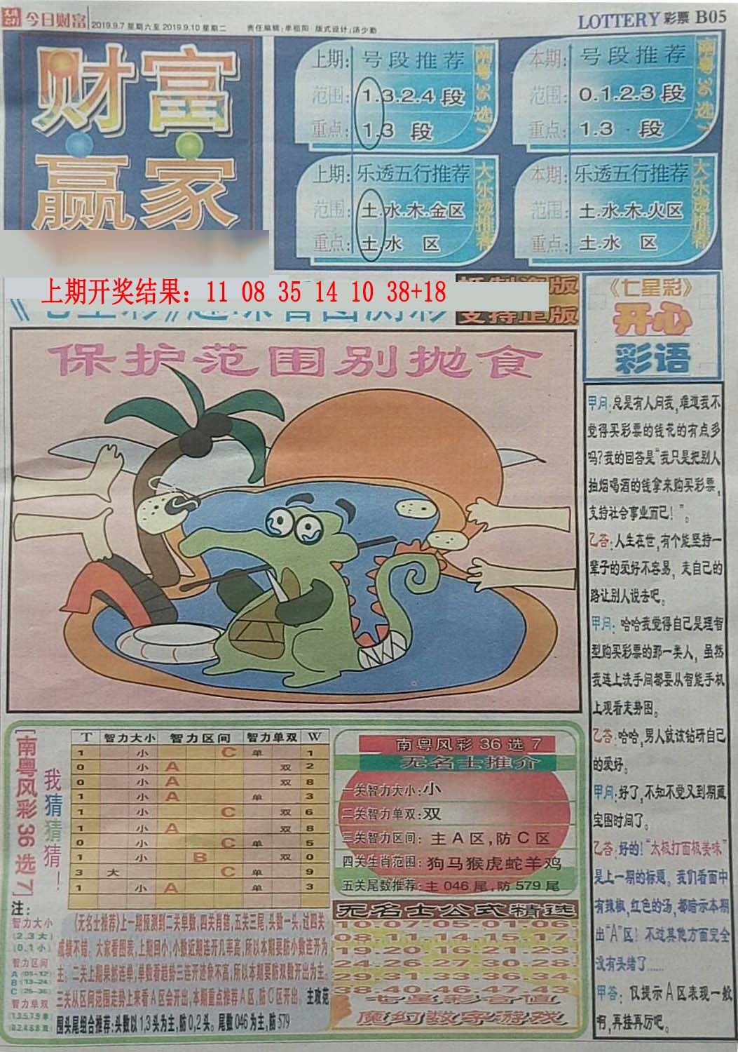 295期财富赢家（七星彩）[图]