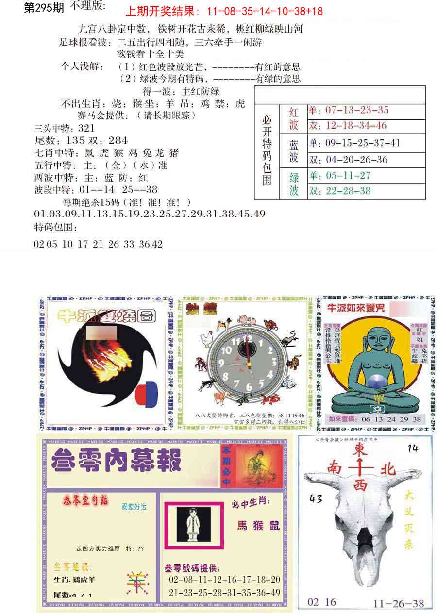 295期五鬼正宗会员综合资料B[图]