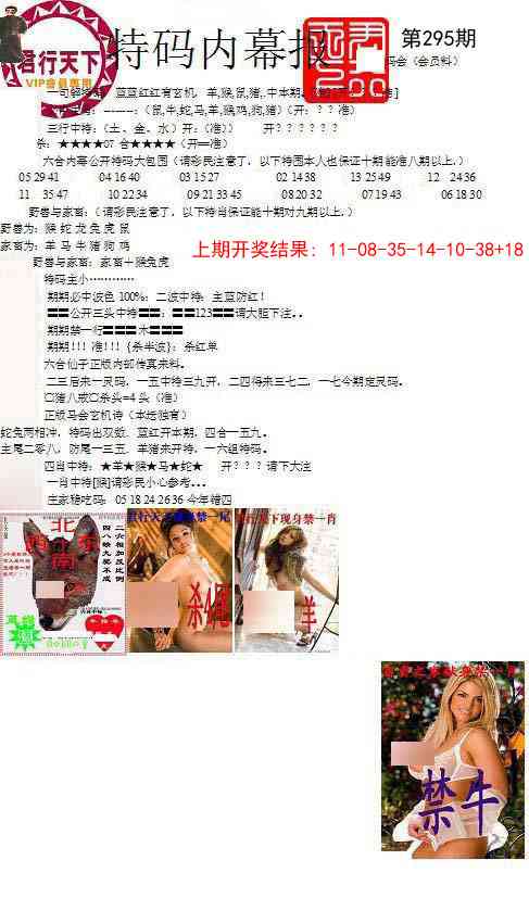 295期特码内幕报[图]