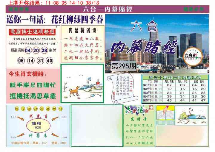 295期内幕赌经[图]