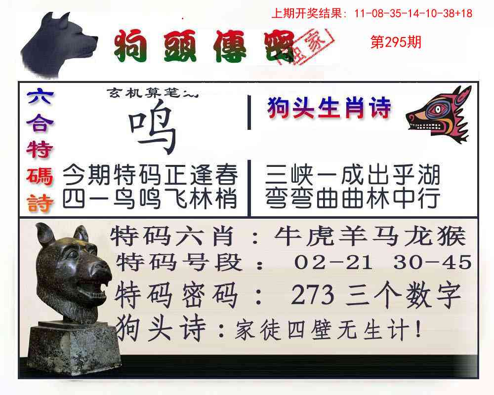 295期狗头传密[图]