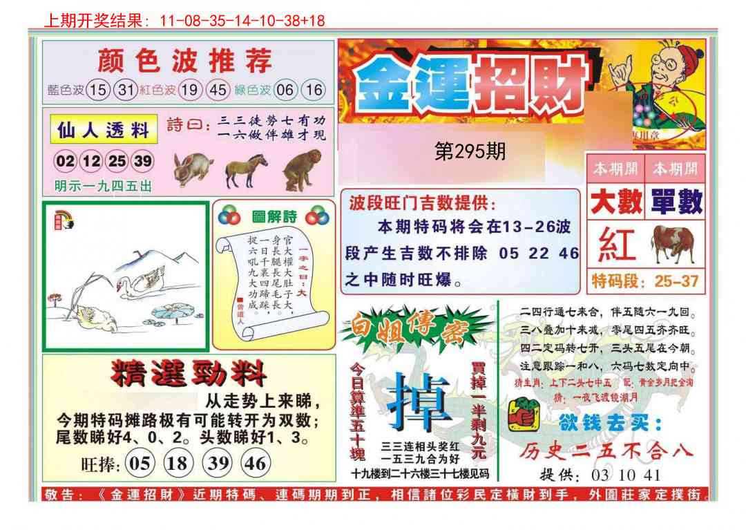 295期金运招财[图]