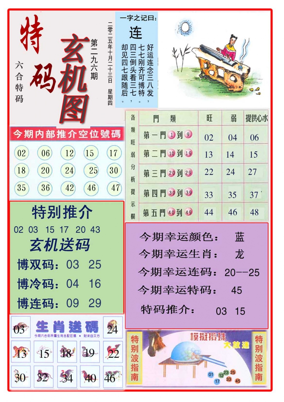 296期特码玄机图[图]
