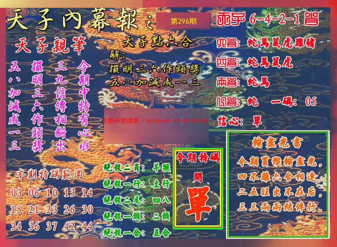 296期天子内幕报A[图]