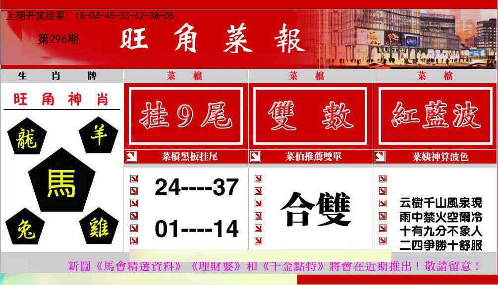 296期旺角菜报[图]