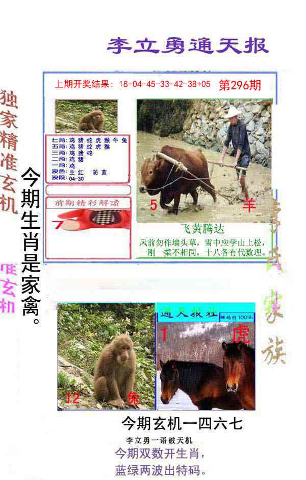 296期李立勇通天报[图]