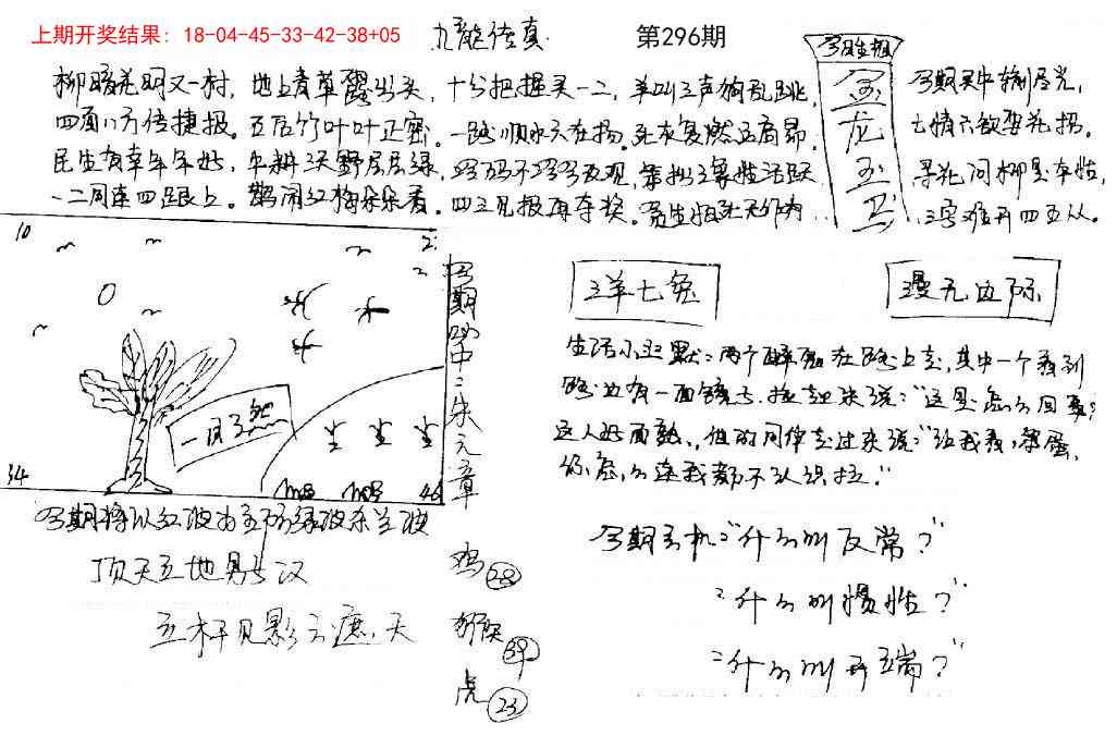 296期手写九龙内幕[图]