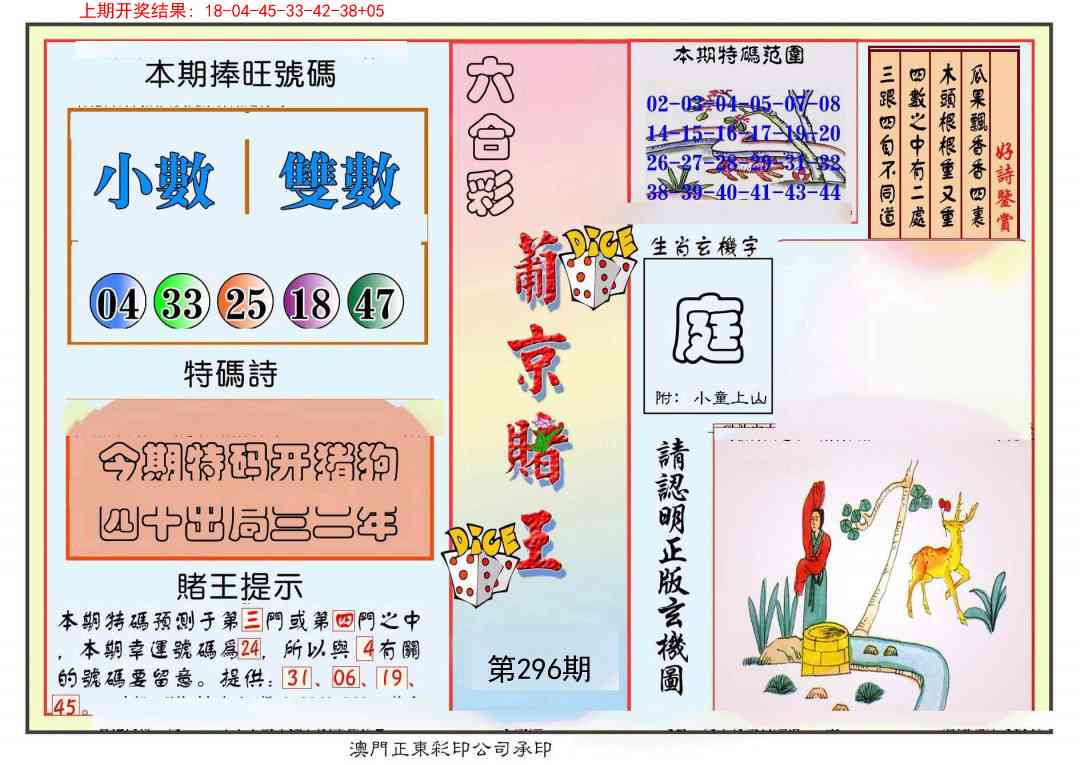 296期葡京赌王彩[图]