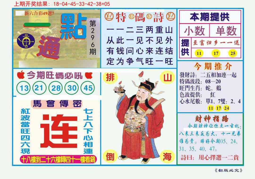 296期一点通[图]