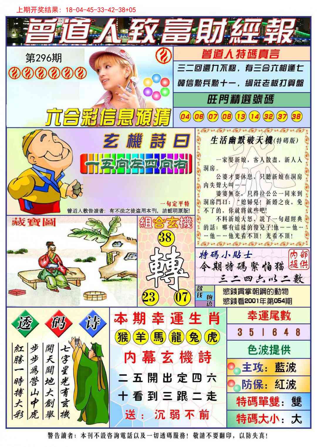 296期曾道人致福财经[图]