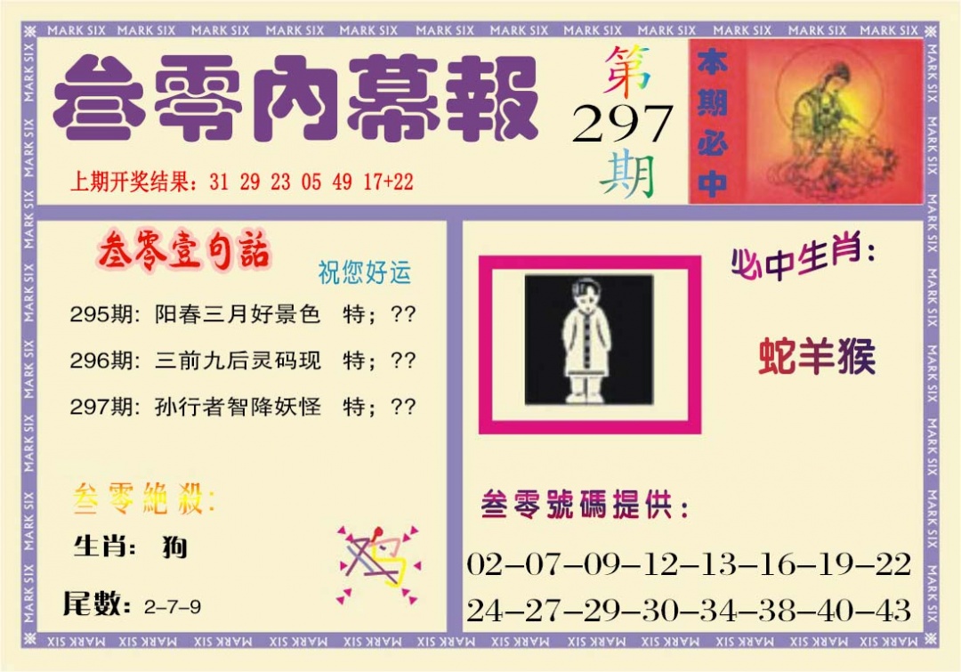 297期叁零内幕报[图]