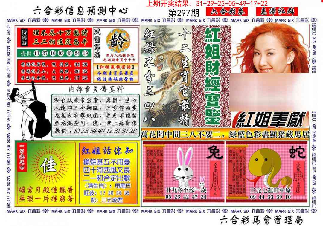 297期红姐财经宝鉴[图]