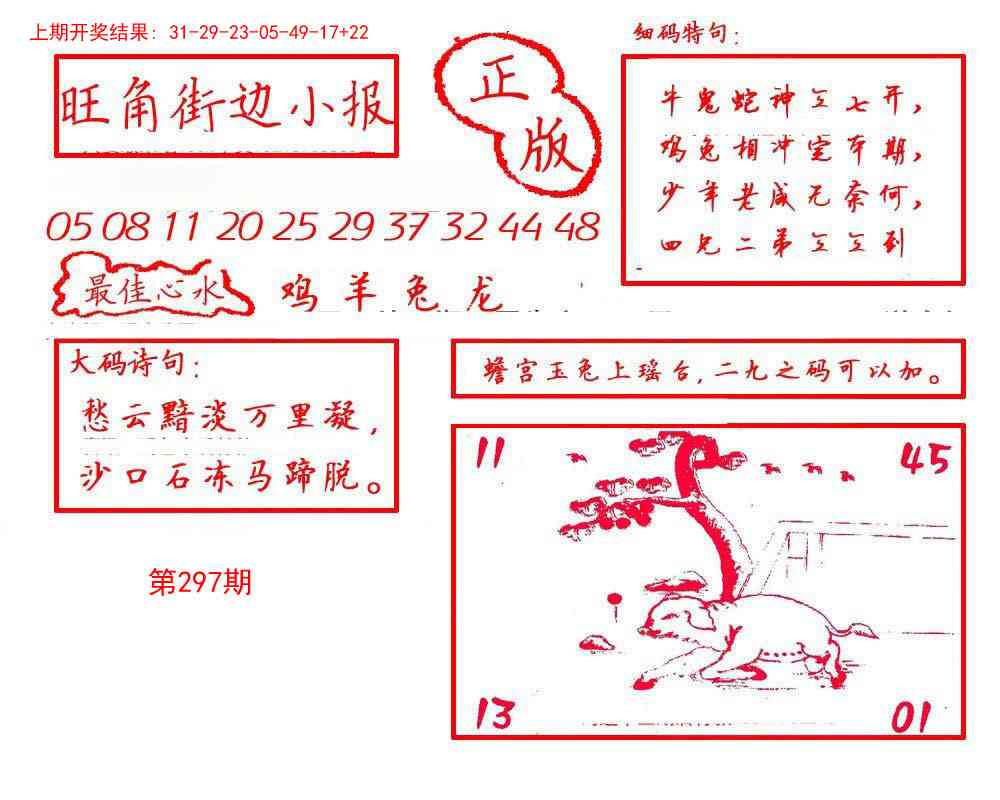 297期旺角街边小报[图]