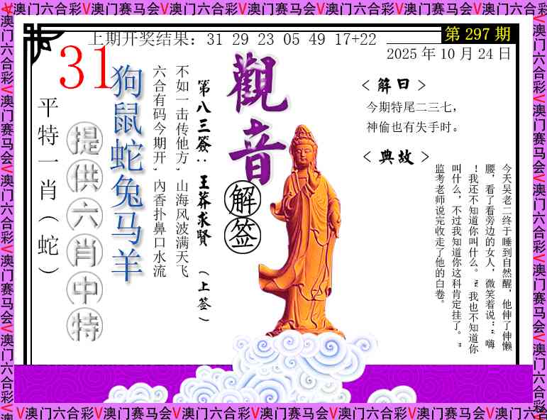 297期观音解签[图]