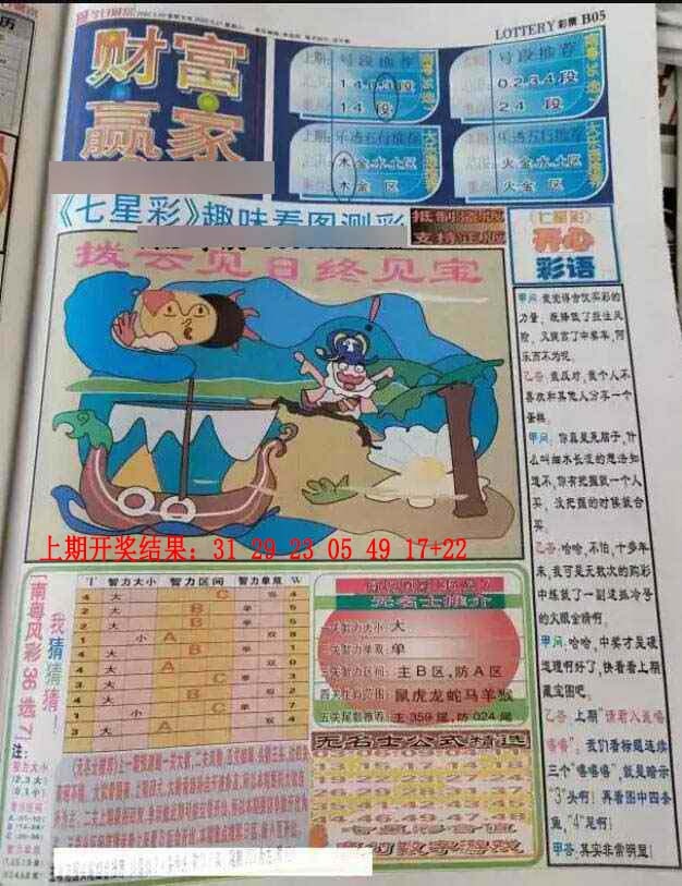 297期七星彩图(高清)[图]