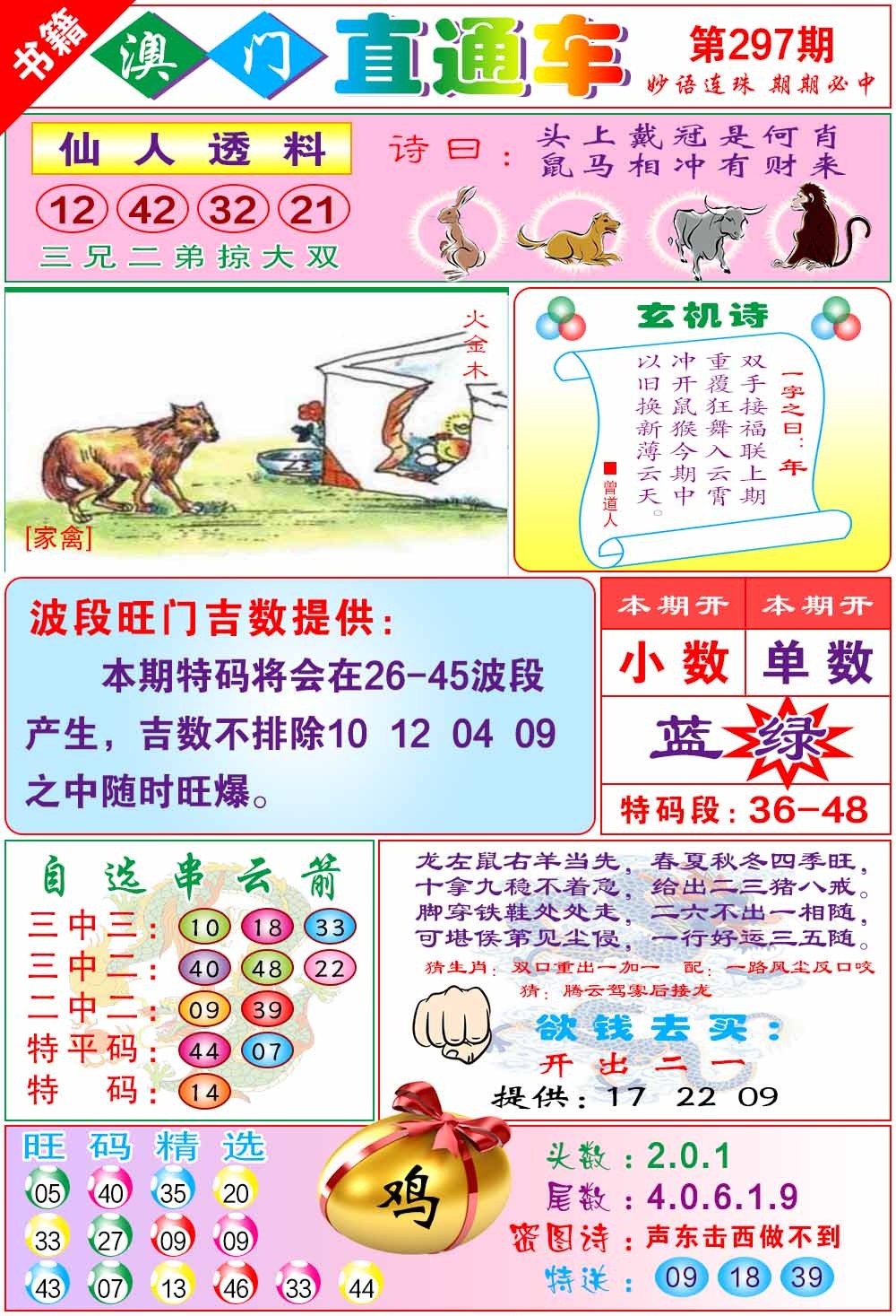 297期白姐直通车[图]