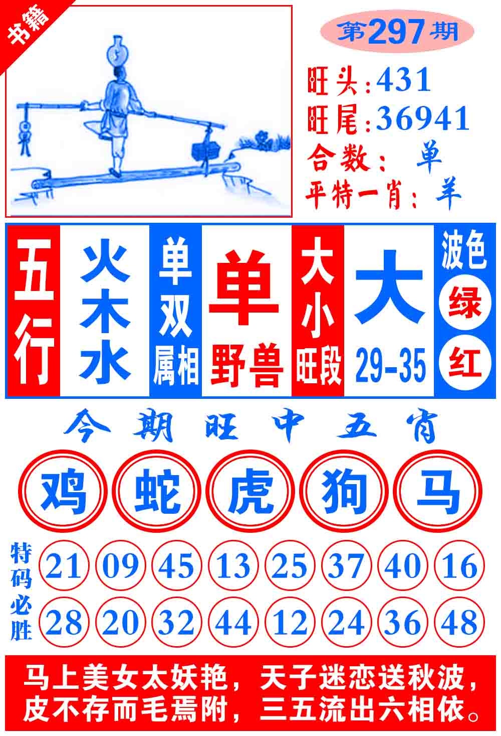 297期澳门全集心水[图]