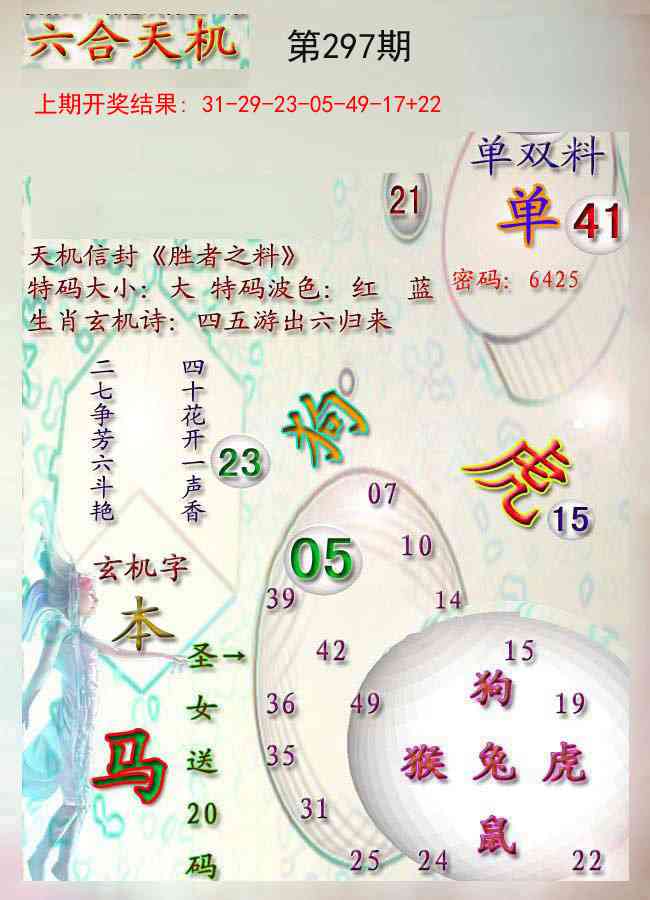 297期天机报[图]